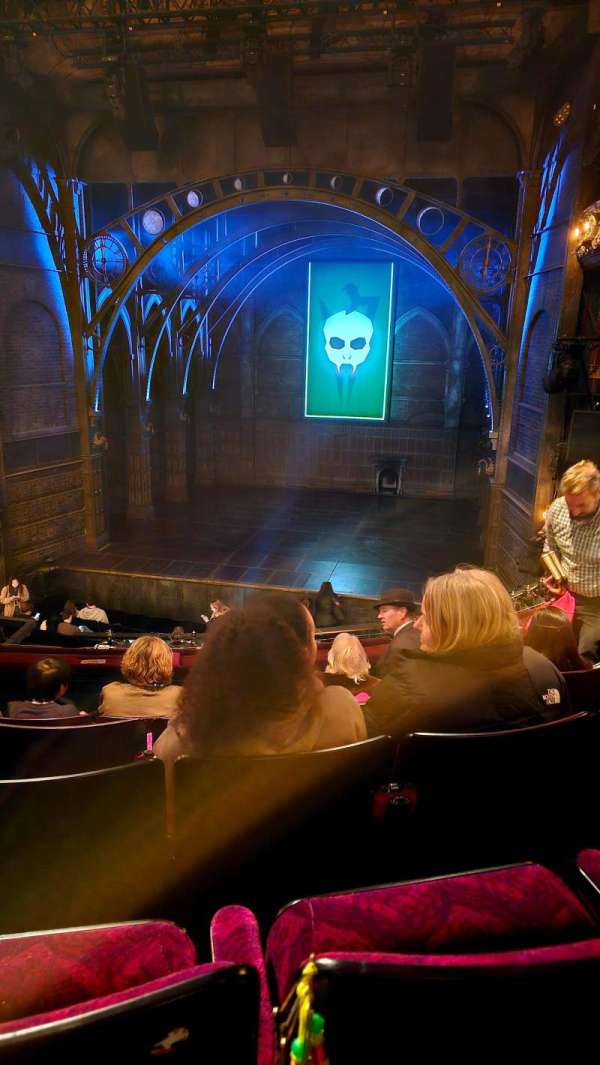Palace Theatre, West End, section: Dress circle, row: E, seat: 11