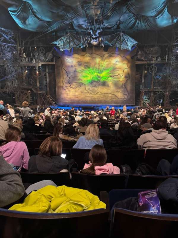 Gershwin Theatre, section: Orchestra C, row: T, seat: 108