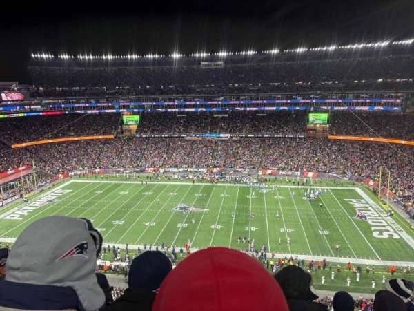 Gillette Stadium, section: 307, row: 4, seat: 15