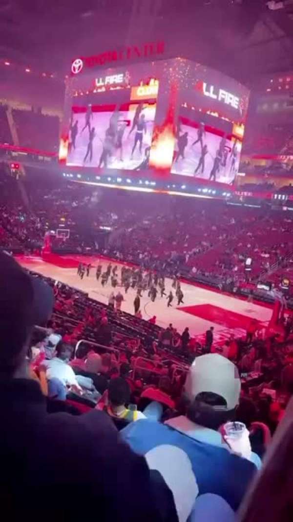 Toyota Center, section: 116, row: 23, seat: 18