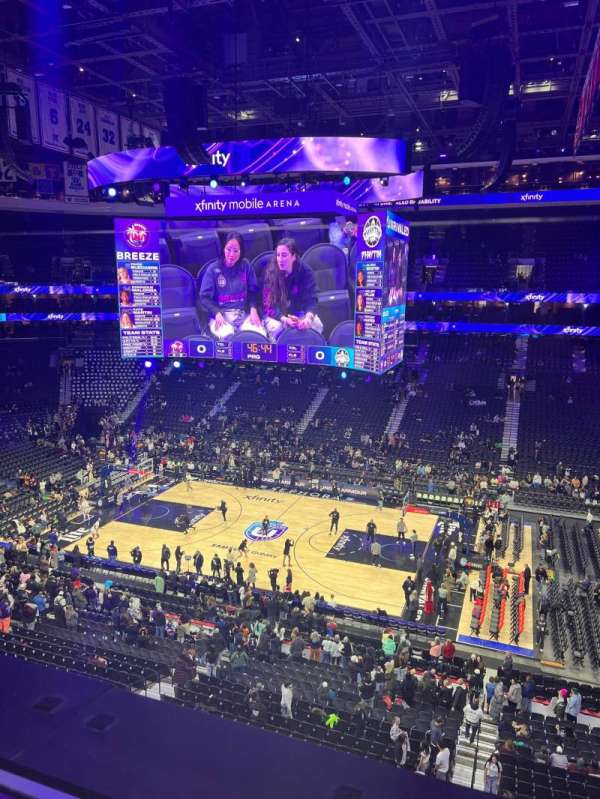 Xfinity Mobile Arena, section: 215, row: 1, seat: 1