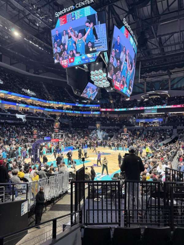 Spectrum Center, section: 117, row: K, seat: 5
