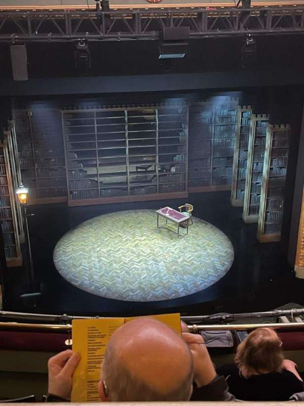 Aldwych Theatre, section: Grand Circle, row: D, seat: 21