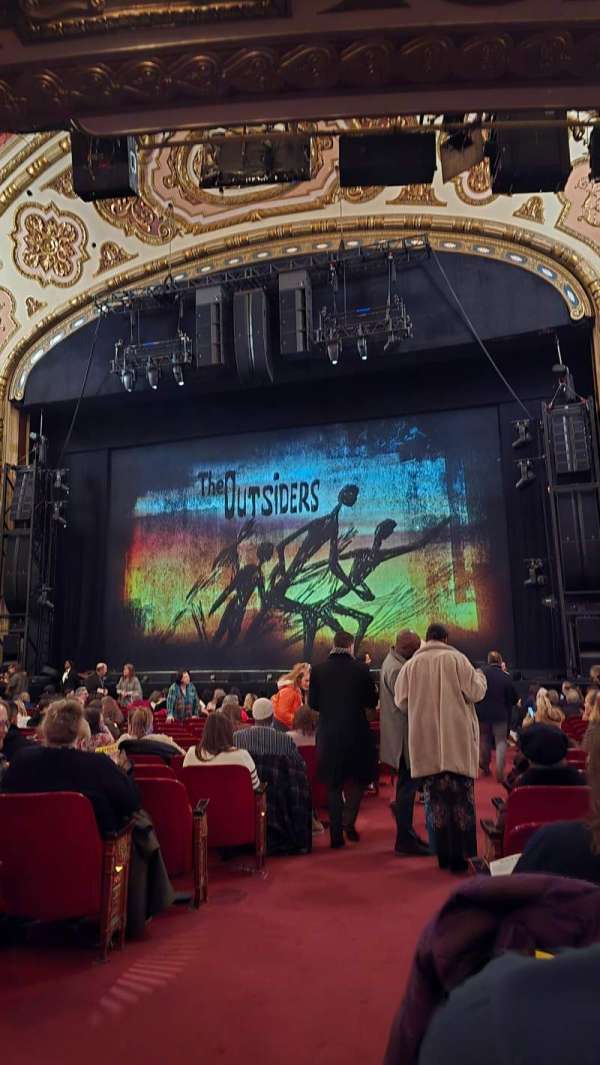 Cadillac Palace Theater, section: Orchestra R, row: R, seat: 2