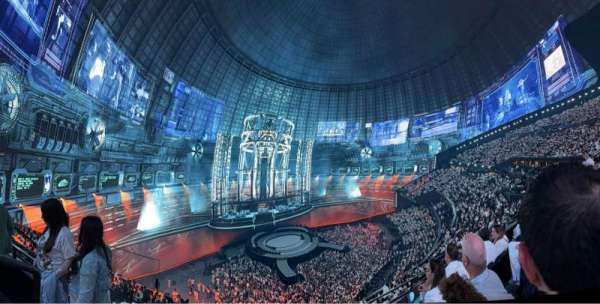 The Sphere, Vegas, section: 303, row: 3, seat: 1