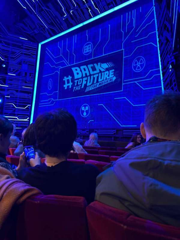 Adelphi Theatre, section: Stalls, row: F, seat: 5