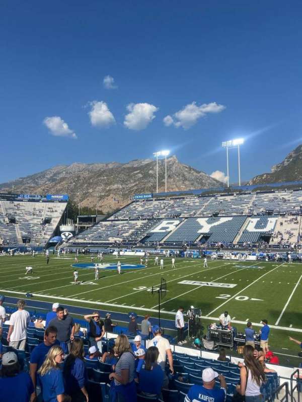 LaVell Edwards Stadium, section: 2, row: 2, seat: 21