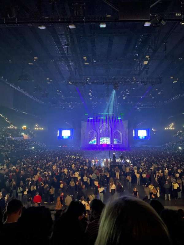 Hallenstadion, section: A1, row: 26, seat: 22