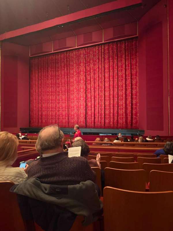 The Kennedy Center Opera House, section: Orchestra R, row: X, seat: 6