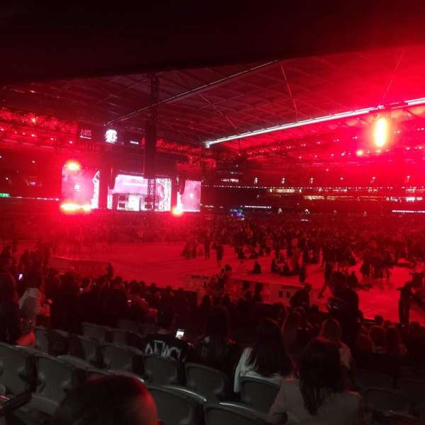 Marvel Stadium, section: L1-32, row: N, seat: 14