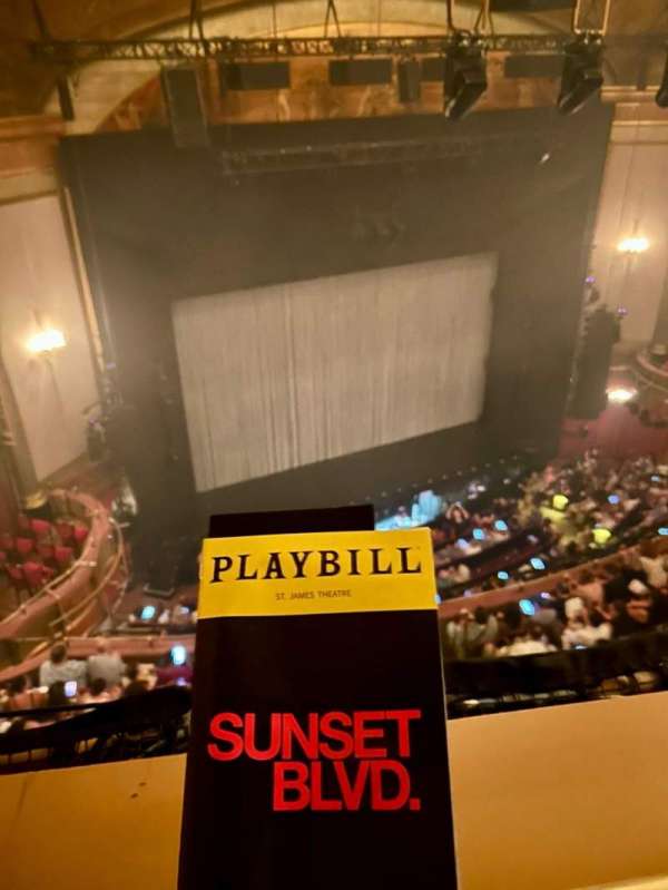St. James Theatre, section: Balcony L, row: A, seat: 17