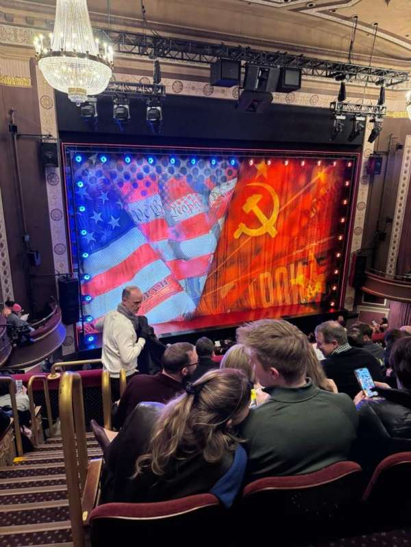Imperial Theatre, section: Front Mezzanine LC, row: F, seat: 213