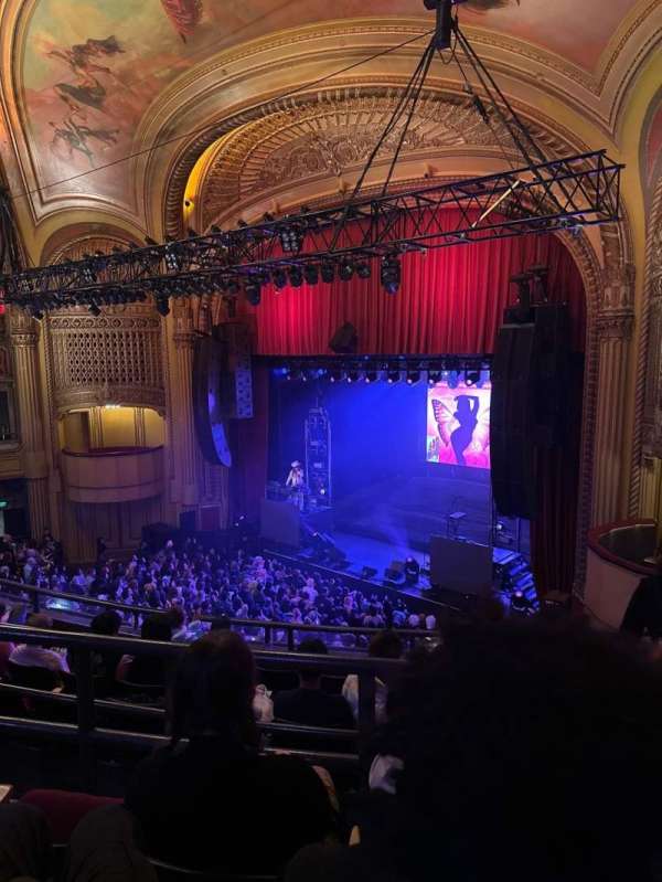 The Warfield, section: Upper Loge 4, row: FF, seat: 28