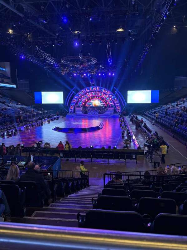 The O2, London, section: 107, row: N, seat: 220