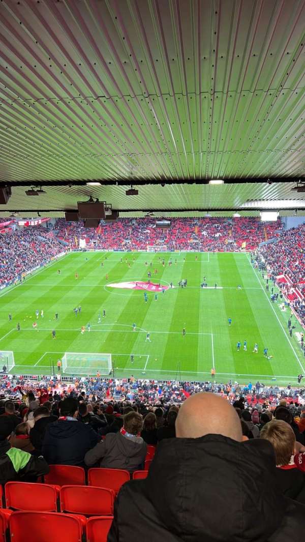 Anfield, section: AU6, row: 43, seat: 154