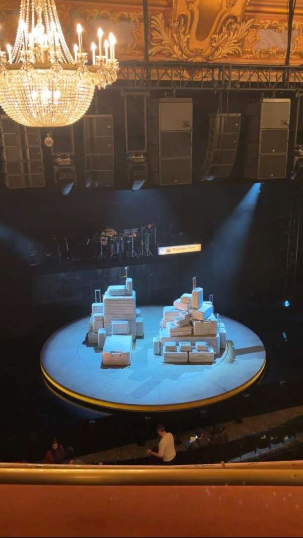 Longacre Theatre, section: Balcony L, row: B, seat: 4