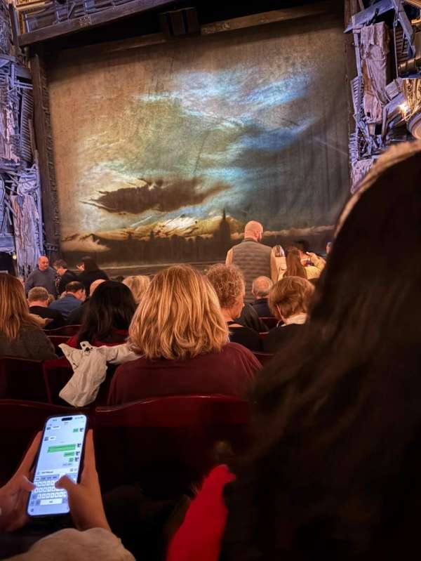 Sondheim Theatre, West End, section: Stalls, row: M, seat: 8