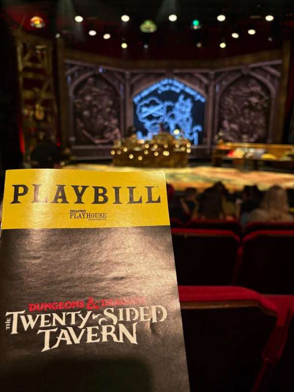 Broadway Playhouse, section: CENTER, row: F, seat: 12