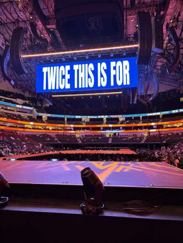 American Airlines Center, section: 112, row: 1, seat: 4