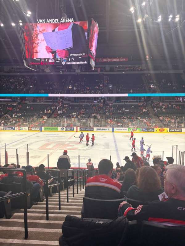 Van Andel Arena, section: 121, row: Q, seat: 22