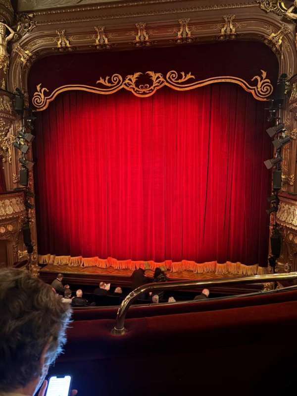 Apollo Theatre, section: Dress Circle, row: B, seat: 1