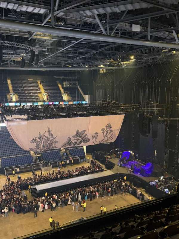 The O2, London, section: 419, row: H, seat: 909
