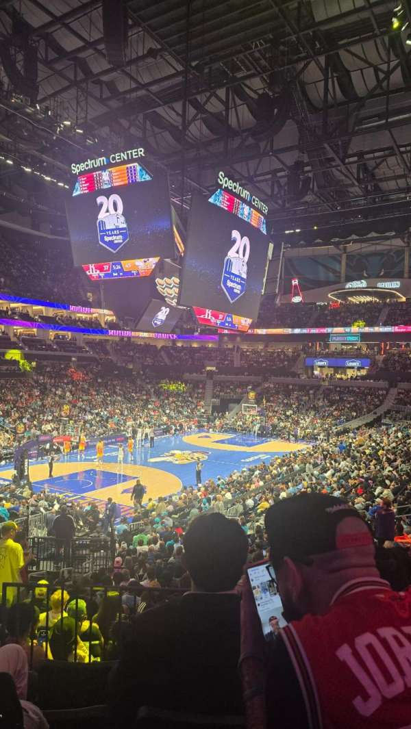 Spectrum Center, section: 116, row: V, seat: 32