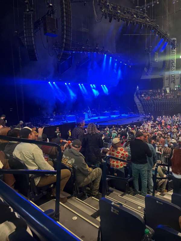 Bridgestone Arena, section: 115, row: A, seat: 18