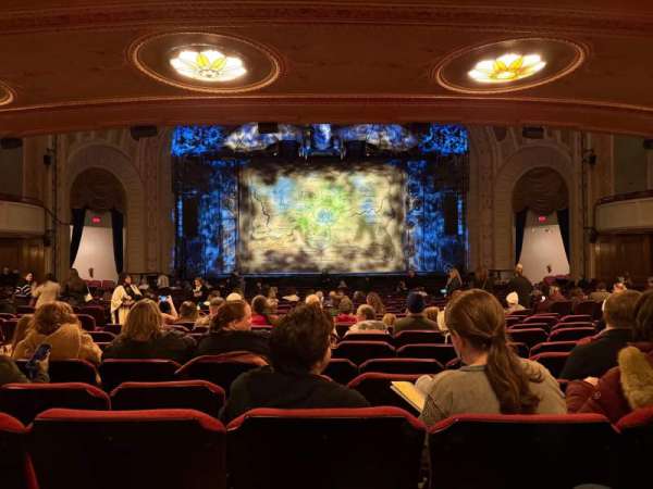West Herr Auditorium Theatre, section: ORCHC, row: BB, seat: 107