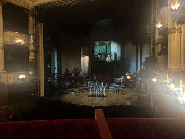 Lyric Theatre, West End, section: Dress Circle, row: A, seat: 1