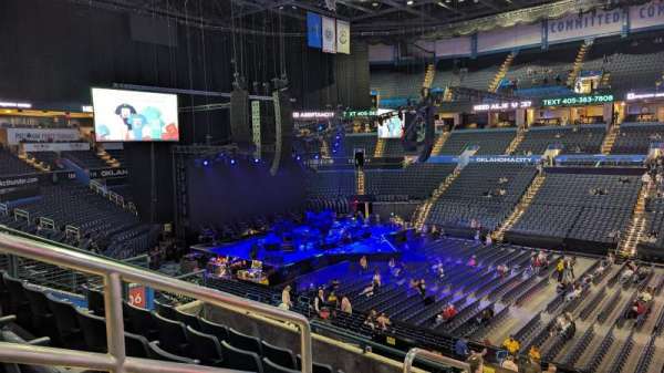 Paycom Center, section: 207, row: E, seat: 17