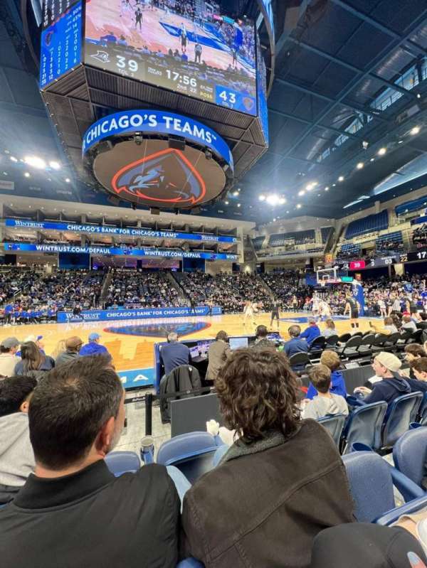 Wintrust Arena, section: 124, row: CC, seat: 14