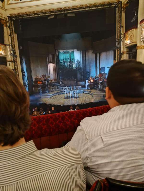 Lyric Theatre, West End, section: Dress Circle, row: B, seat: 7