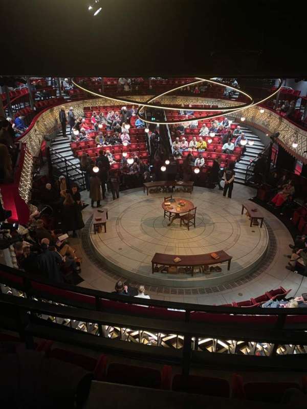 The Old Vic, section: Stage Dress Circle, row: R, seat: 13