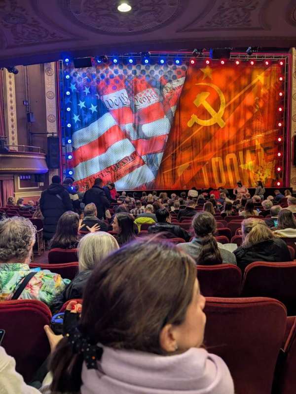 Imperial Theatre, section: Orchestra C, row: P, seat: 102