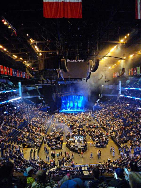 Bridgestone Arena, section: 301, row: E, seat: 19