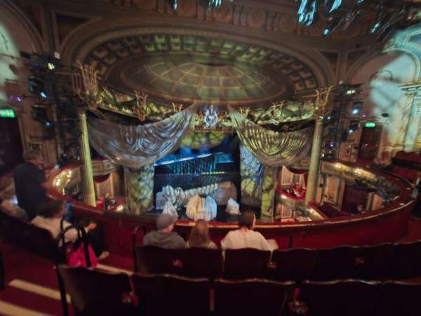 His Majesty's Theatre, London, section: Grand Circle, row: D, seat: 24