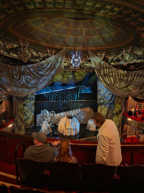 His Majesty's Theatre, London, section: Grand Circle, row: D, seat: 24