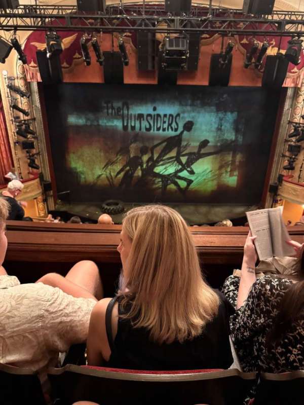 Bernard B. Jacobs Theatre, section: Mezzanine C, row: F, seat: 109
