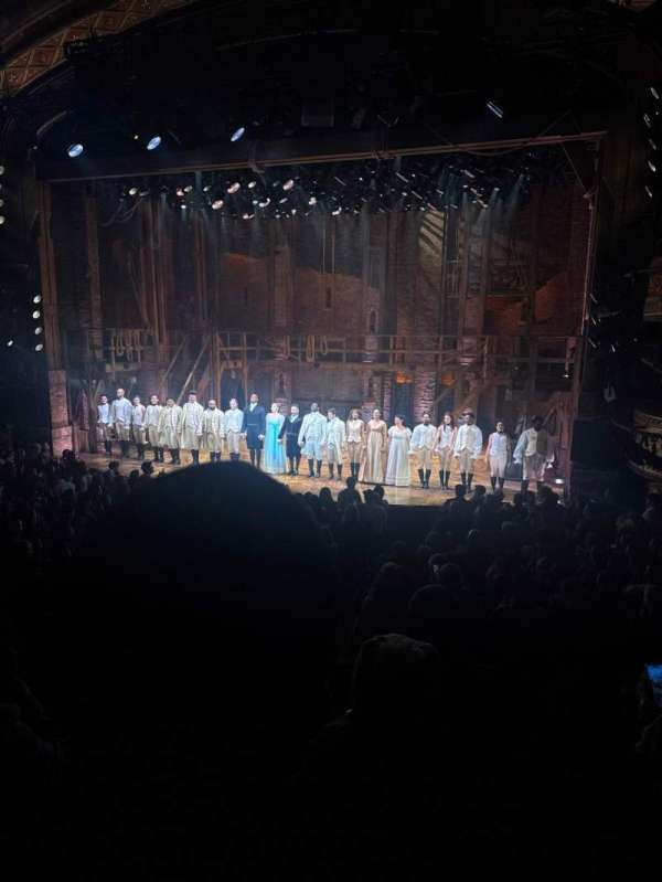 Richard Rodgers Theatre, section: Orchestra R, row: P, seat: 8