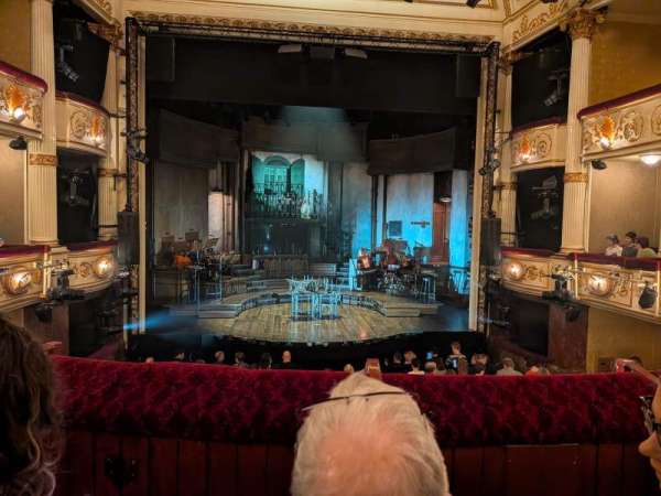 Lyric Theatre, West End, section: Dress Circle, row: D, seat: 14