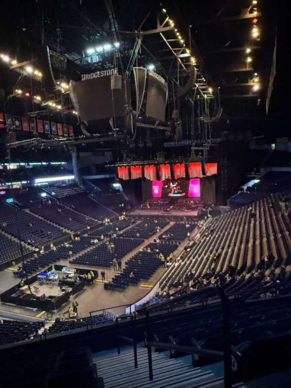 Bridgestone Arena, section: 203, row: H, seat: 1