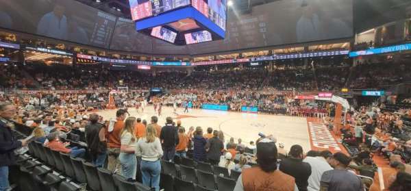Moody Center, section: 106, row: JJ, seat: 1