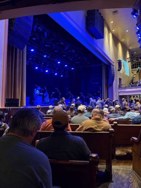 Ryman Auditorium, section: MF-8, row: N, seat: 1