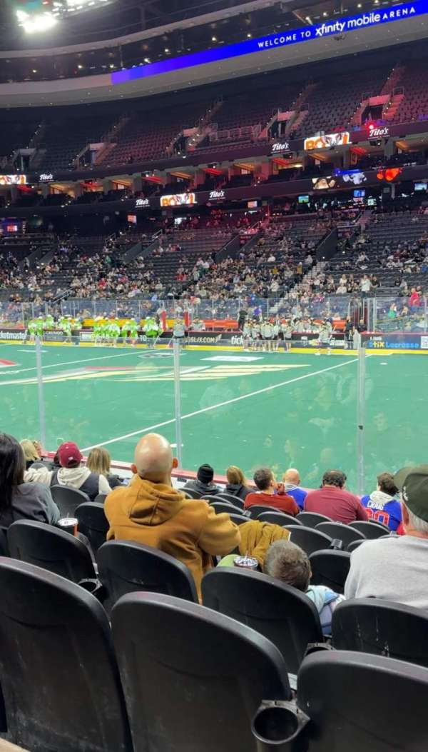 Xfinity Mobile Arena, section: 115, row: 9, seat: 15
