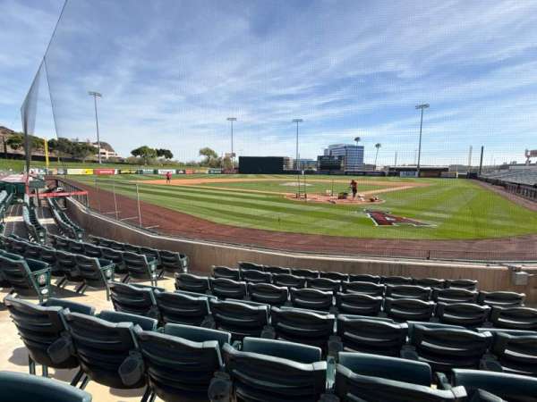 Tempe Diablo Stadium, section: 10, row: G, seat: 5
