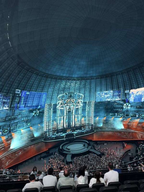 The Sphere, Vegas, section: 404, row: 9, seat: 9