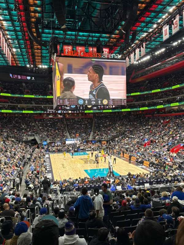 Little Caesars Arena, section: 103, row: 18, seat: 19