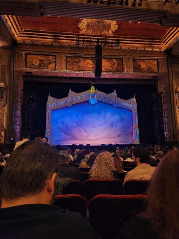 Hollywood Pantages Theatre, section: Orchestra C, row: U, seat: 114