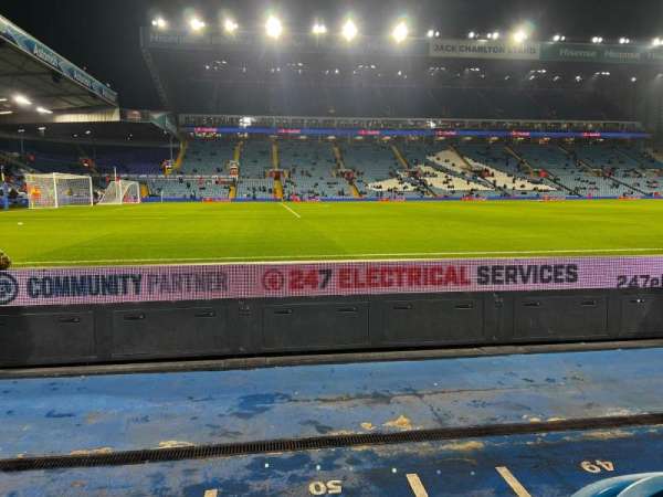 Elland Road, section: C21, row: DD, seat: 189